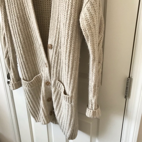 Banana Republic Cable-knit Alpaca Wool Cardigan - Picture 3 of 12